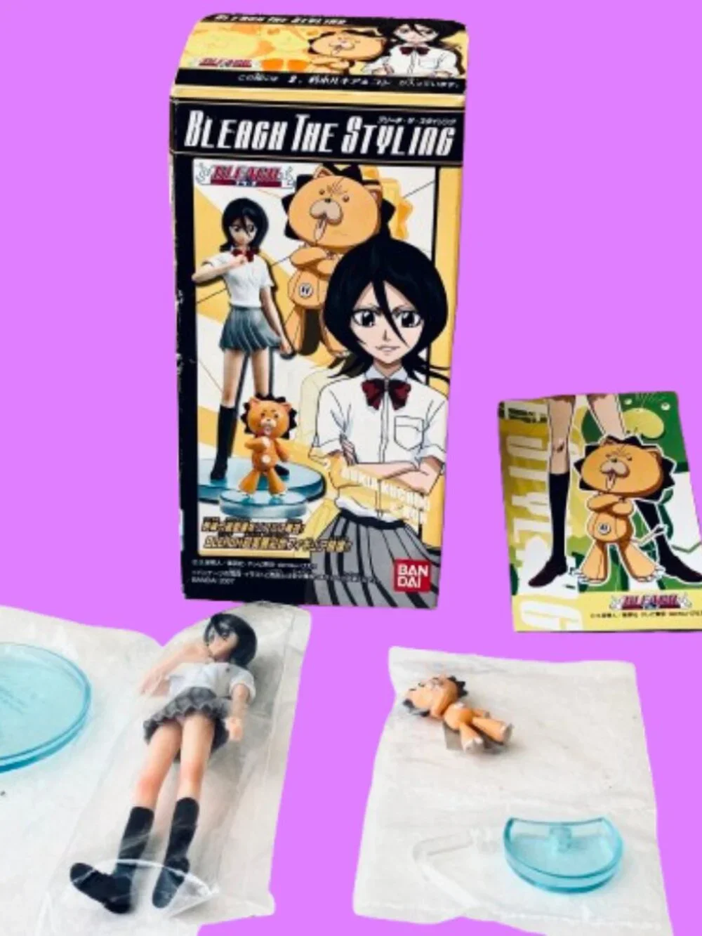 Anime Bleach The Styling Rukia Kuchiki Kon Figure 2007 Bandai Japan